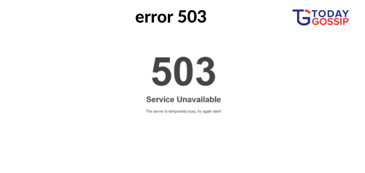 error 503