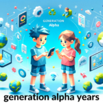 generation alpha years