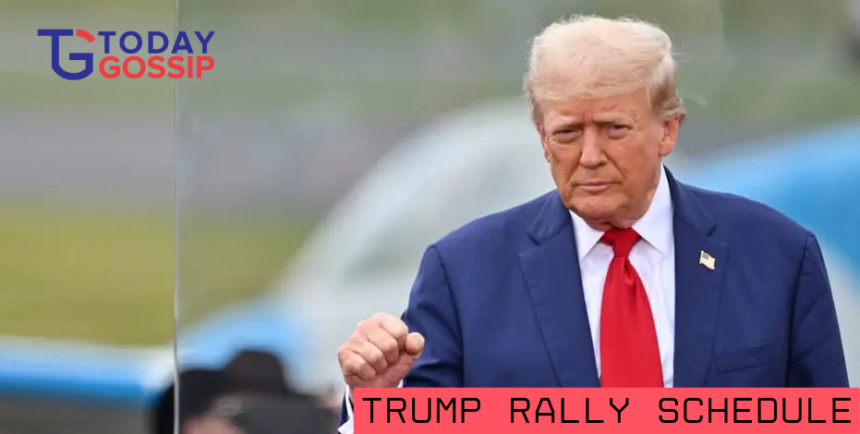 trump rally schedule