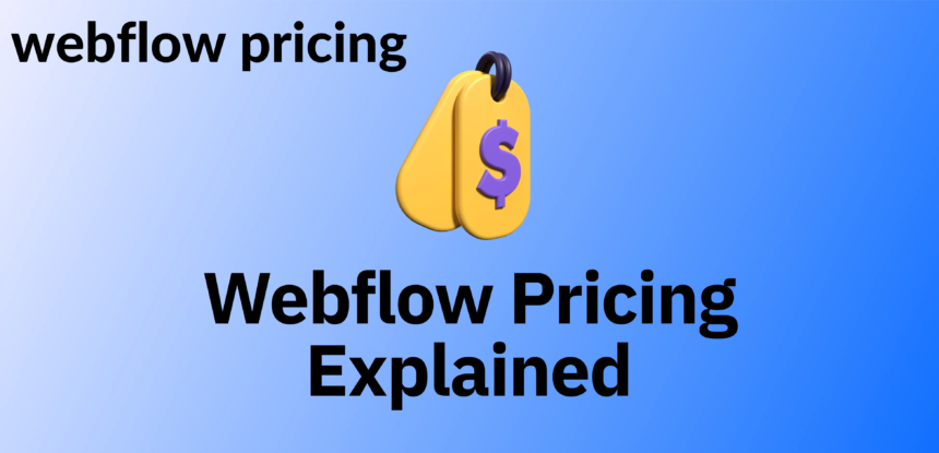 webflow pricing